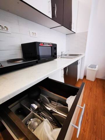 Фото номера Апартаменты с 2 спальнями и видом на море Апарт-отели Apartamente Gala Residence Eforie Nord г. Эфорие-Норд 5