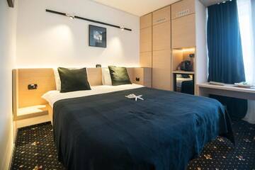 Фото номера Небольшой двухместный номер с 1 кроватью - Мезонин Отель Aqvatonic Hotel - Steaua de Mare г. Эфорие-Норд 7